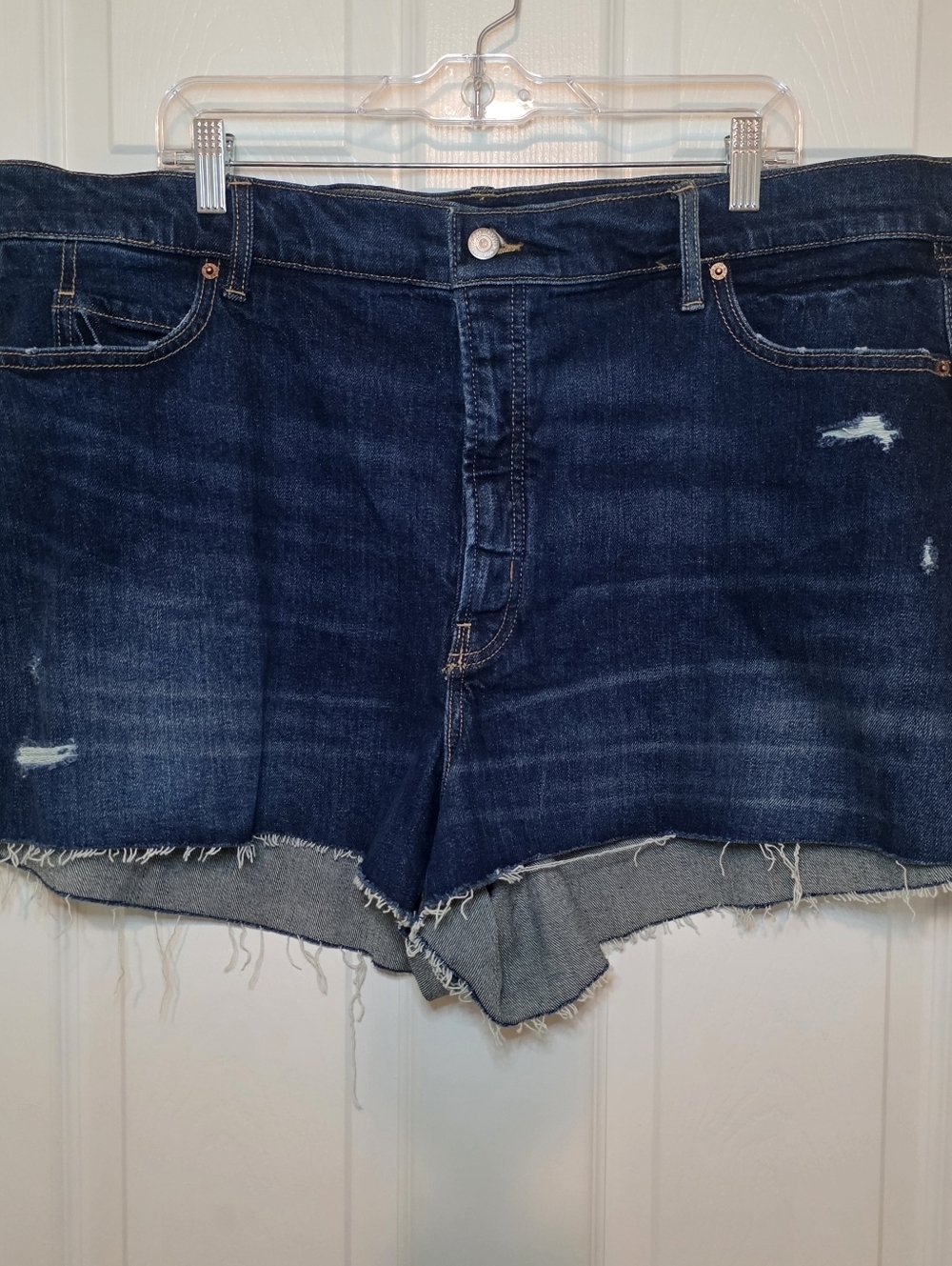 Old Navy Shorts Womens 22 Sky Hi A Line Higher High Rise Cut Jean